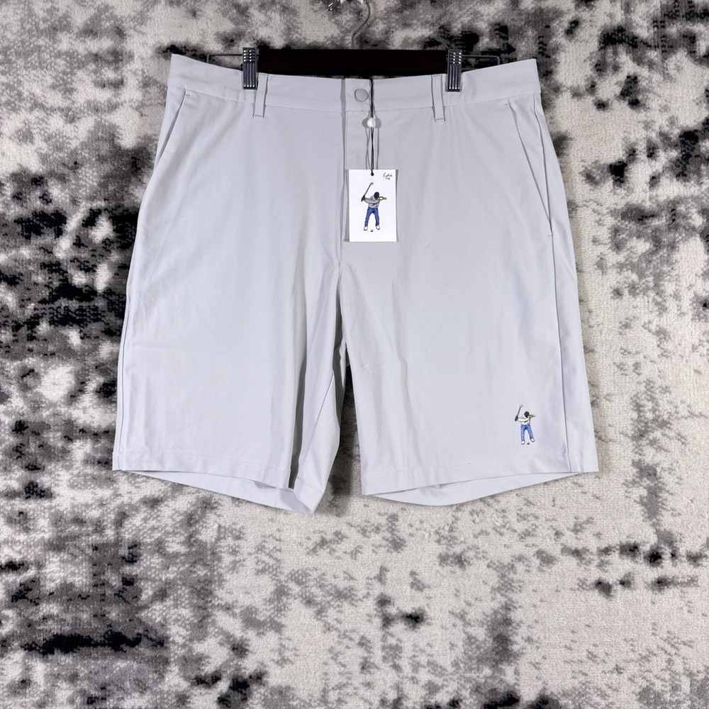 New Eastside Golf Shorts Mens Size 34 Gray Performance Casual Comfort